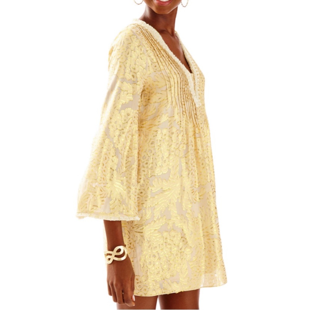 Lilly Pulitzer Colby silk tunic dress, size XXS